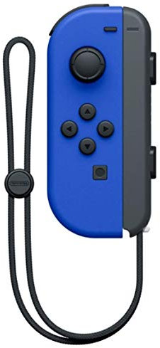 Mando inalámbrico Nintendo Switch, color azul oscuro (izquierda)