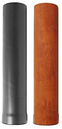 BonFeu Kaminzubehör Ofenrohr Parent (44 cm Schwarz)