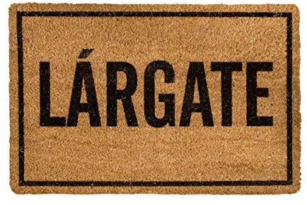 Miss Miserable - Felpudo Original con Mensaje Lárgate