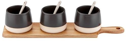 Ladelle Host Schalen- & Paddelset anthrazit
