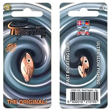 Twister OGP Durchlaufblinker in 2 gr. | Forellenblinker | Farbe: Real Copper
