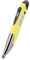 2.4G Wireless Mouse Pen, Mausstift mit Links/Rechts/Taste, Scrollrad, PC Capacitive Screen Handschrift Stylus Pen mit Adaptern für Tablet/Telefon für XP / 7/8/10(Gelb)