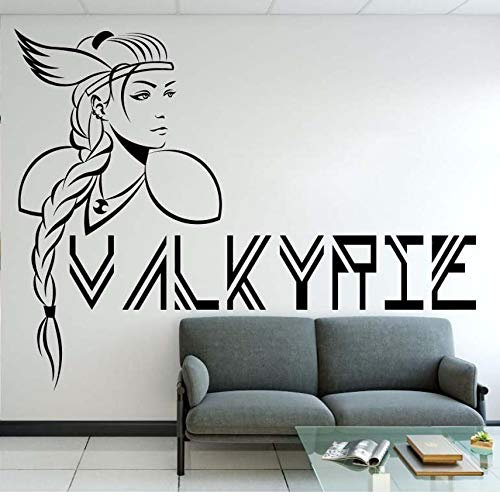 Zdklfm69 Wandtattoos Wandaufkleber Norse Warrior History Vinyl Aufkleber Raumdekor 76x59cm