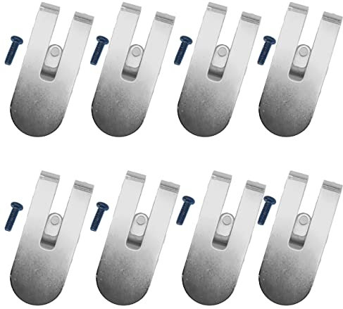 8 clips de gancho para cinturón N435687 con tornillo antiaflojamiento dispensador de pegamento para pistola DeWalt DCF620 DCF620B DCF622 Drywall