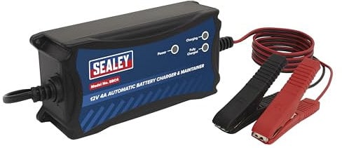 Sealey Automatic Smart Battery Charger & Maintainer 12V 4A - SBC4