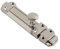 Vibe Surface Door Bolt 100mm on Chrome, Surface Mounted Door Bolt, Sliding Door Lock, Lock Bolts for Securing Internal Doors for Bedrooms, Bathrooms, Storage Units and Cupboards