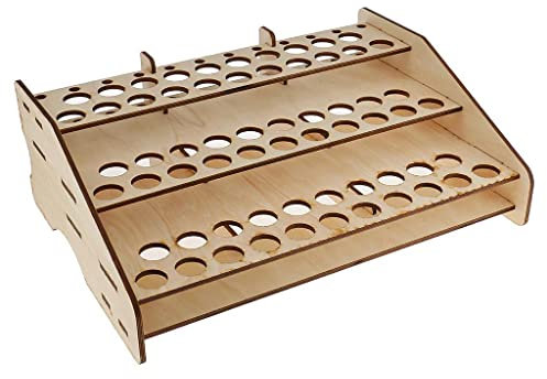 misppro Estante para botellas de pintura, modelo, pinceles, herramientas, organizador de almacenamiento
