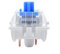 Tbest Interruptor Azul de Repuesto, 10 Uds. Interruptor de Teclado Mecánico Montado en Placa Interruptor Azul para la Serie NewGiant RGB