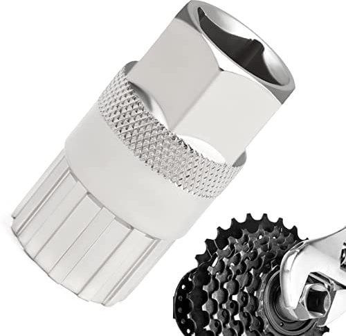 Bicycle Freewheel Remover Tool, Mountain Bike Cassette Freewheel Lockring Bottom Bracket Repair, Mountain Biking Lockring Carbon Steel Removal Tool for Shimano Sunrace Sram Dnp 6 7 8 9 10 11 Speed