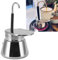 Mini Moka Cafetera Express, Cafetera Exprés Moka Mini Express, Cafetera Moka con Salida Individual, 12.5×21cm, Cafetera Exprés de Acero Inoxidable, Evita Fugas, para Hogar y Oficina