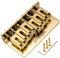 Wilkinson WOF01 52,5mm Chevalet Hardtail Fixed Bridge pour Guitare électrique Squier/Mexique Fender Strat, Doré