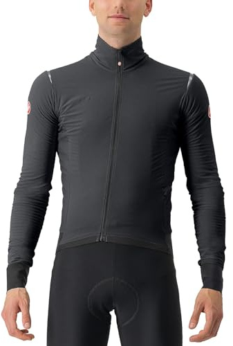 CASTELLI 4523506-085 ALPHA FLIGHT ROS JKT Jacket Unisex LIGHT BLACK/SILVER Größe XXXL