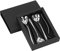 4pcs Stainless Steel Heart Shaped Coffee Spoon for Cafe, Durable, Comfortable Handle, Lovely Appearance, Easy to Clean, Widely Applicable, with Sugar Stirring Spoon