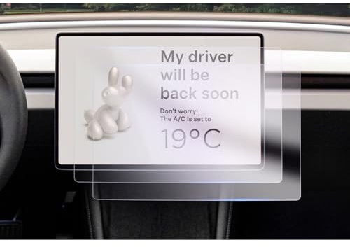 GAFAT [Lot de 2] Tesla Model Y Juniper 2025 2026/ Model 3 2024 2025 15,4 Film de Protection d'Écran de Navigation, 15,4 Film en Nano pour Model 3 Highland Touchscreen, Anti-chocs, 6H Anti-Rayures