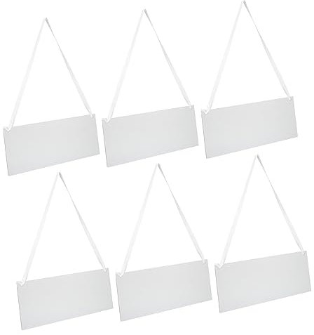 ABOOFAN 6 Stück Reserviertes Schild Acryl Reservierte Sitzplätze Schilder Reservierte Sitzplätze Schilder Für Hochzeit Leeres Stuhlschild Türschild Stühle Transparente Hängende