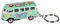 Porte-clés en métal Combi VW T1 Bus 1962 Peace & Love/voiture à friction (Vert)