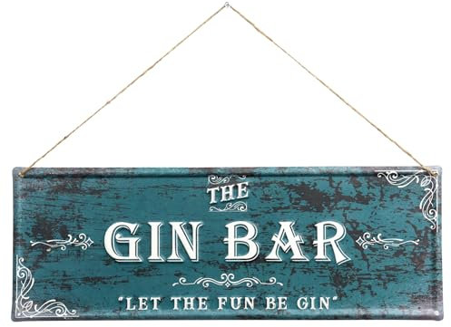 Primus No.PH1006 Let the Fun Be Gin Metal Wall Sign