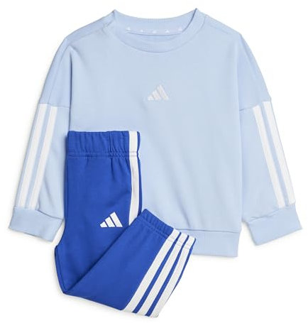 adidas Unisex bebé ESSENTIALS JOGGER, glow blue/white, 2-3 Years