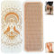 TENGRY Sadhu Board, Anfänger, extra leichtes Sadhu-Board, 8 mm, Sechseck, Blume des Lebens, Aluminiumnägel, schlankes Sadhu-Holzbrett für Yoga, Akupunktur-Fußmassage (Lotusblume)