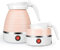 Bollitore Elettrico pieghevole, 0,6 l, Mini Bollitore da Viaggio Piccolo, Pieghevole Bollitore Elettrico Portatile, per Escursioni in Campeggio e i viaggi, l'escursionismo, l'outdoor (Rosa)
