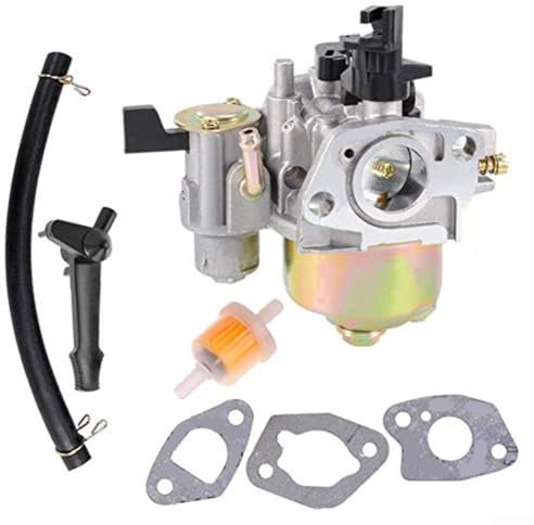 Kit de carburador compatible con Honda, GX160, GX168F, GX200, 5.5 caballos de fuerza, motor de 6.5 caballos de fuerza, cortacésped