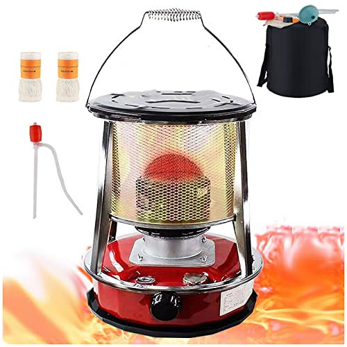 Poêles à pétrole, poêles à pétrole Portables pour l'intérieur, poêles à pétrole, brûleurs pour l'extérieur/Rouge/4,6 L