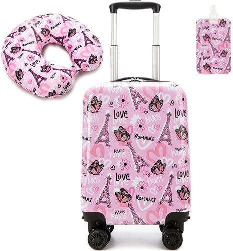 Handgepäck Koffer Trolley Kinder Mini Koffer Mädchen Reisekoffer Handgepäck 4 Rollen Kabinentrolley Mädchen