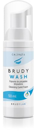 BRUDYLAB - Brudy Wash - Reinigungsschaum für Augenlider - Hilft bei der Reinigung von Augensekreten - Hygiene der Augenlider und Wimpern - Gesundheit der Augen - 50 ml