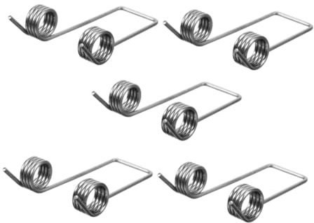 WEKAMOS Spiralfeder Ersatzteile Mülleimer Abfalleimer Deckel Federn Drahtfeder Robust Werkzeuglos Austausch 5 Stück Klappdeckel Reparatur