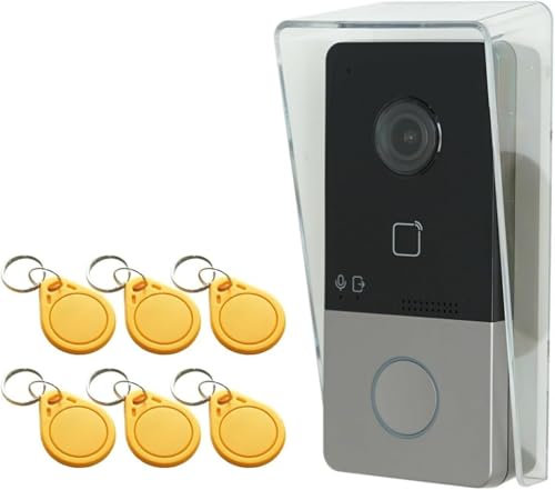 Mehrsprachige Ds-kv6113-wpe1 (c) Ip-türklingel, WiFi-türklingel, Türsprechanlage, Video-gegensprechanlage, Wasserdicht, Ic-Karte Entsperren, Rain Cover and Cards