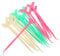 BESTYASH 18Pcs Eyelash Lift Tools Grafting Sticks for Lashes Lightweight and Portable Eyelash Lifting Brush for Home Salon Use