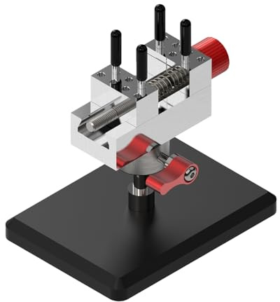 Holdes Mini Schraubstock Zwinge - Werkzeug Für Modellbau,Tischschraubstock mit Zwinge,für Schmuckhersteller, Hobbyhandwerker, Reparaturfachleute, Fachleute, Heimwerkstatt, Schreibtisch und
