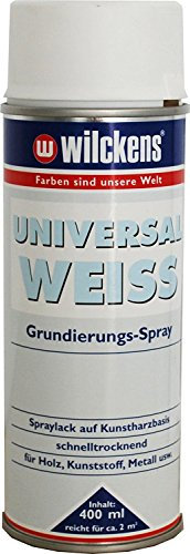 2 X Wilckens universale bianco Fondotinta della vernice per legno e metallo su base combinato Nitro 800 ML