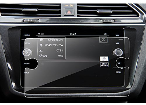 LFOTPP Tiguan MK2 2 GTE Allspace 8 Pulgadas Protector Pantalla Navegación, GPS Radio Cristal Templado Coche Interior Accesorios