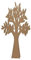 Subito disponibile Olmo Albero della Vita in Cartone Avana Alto 120 cm Allestimento matrimo