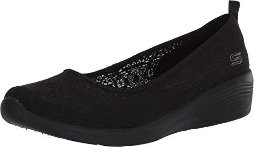Skechers Arya - Airy Days, Ballerine Donna, Nero, 41 EU