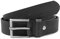 Red Bridge Herren Gürtel Echtleder Ledergürtel Leather Belt Scratched Honeycomb Black 105
