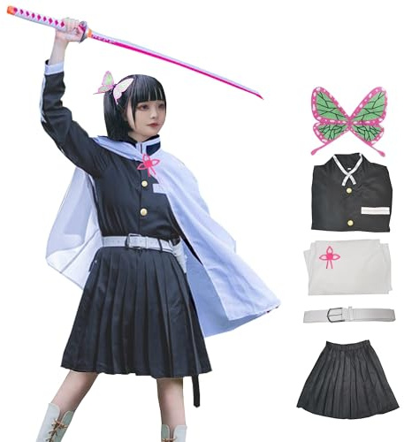 Iopbot Kimonos, Cosplay-Kostüme für Erwachsene, Damen, Mädchen, Anime, japanischer Kimono, Robe, Halloween-Outfit mit Zubehör