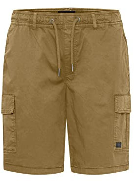 Blend 20715212 Herren Cargo Shorts Bermuda Kurze Hose Cargoshorts mit Kordeln mit Stretch Regular Fit, Größe:M, Farbe:Nutria (180825)