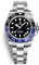 Pagani Design GMT Reloj para Hombre Automático Clásico Bisel de Cerámica Bisel Cristal de Zafiro Acero Inoxidable 100M Resistente al Agua 40MM（3 Negro Azul）