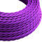 LEDSone 10 Meters Vintage Braided Flexible Cable, 3 Core Twisted Fabric Electrical Cable Wire for Multiple uses in Lamps, Old Antique Lamp, Pendants Lights, Other Appliances