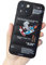 Cairiocoin Ins Off Sports Shoes Brand Puffer Phone Case Compatible with iPhone 14 6.1 inch, Sneakers White Label Pattern Graphics Soft Silicone Full Body Protective for 14, Black