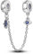 MULA 925 Sterling Silver Safety Chain for Charms Bracelets Dangle Pendants Beads Cute Cat Jewelry for Women