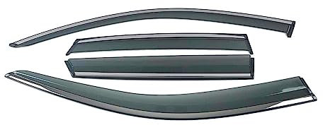 Car Windabweiser Für Für Für POLO MK4 9N MK5 6R Für Fließheck 2001-2017 Autofenster Sonne Regen Schatten Visiere Schild Shelter Schutz Abdeckung Trim Deflektor Autofenster ( Color : For 2009-2017 )