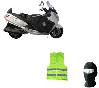 Kompatibel mit SYM MAXSYM 400i ab Jahr 2016 Beinabdeckungen R088-X Thermoskudo Tucano Urbano Thermodecke wasserdicht innen aus Eco-Haar für Roller