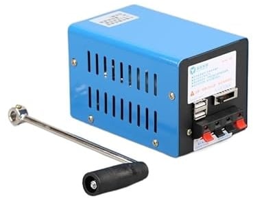 20W High Power Charger Emergency Hand Crank Dynamotor Portable USB Charging Hand Crank Generator Outdoor Camping Survival