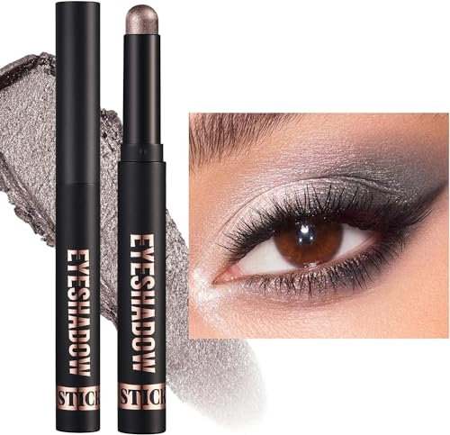 Eyeshadow Stick,Glitter and Matte Eyeshadow,Creme Lidschatten,Waterproof,Glitzerndes Augen-Make-up Kreieren(#14)
