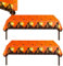 Halloween Tischläufer, Halloween Deko, 2 Stück Wiederverwendbar Halloween Totenkopf Tischdecke Deko Kürbis Deko, für Halloween, Feste, Party Dekoration(137CM*274CM)