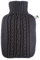 Steuber Wärmflasche Strick 1,8l anthrazit 33 x 20 cm für Erwachsene