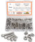 huruirui M5 Schrauben Set Schrauben Muttern Set 304 Edelstahl Rostfrei Maschinenschrauben Sortiment Kit Innensechskantschrauben 150pcs Sechskopf Knopf Zylinderschrauben
